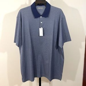 nwt Cremieux mens XL blue Polo golf shirt